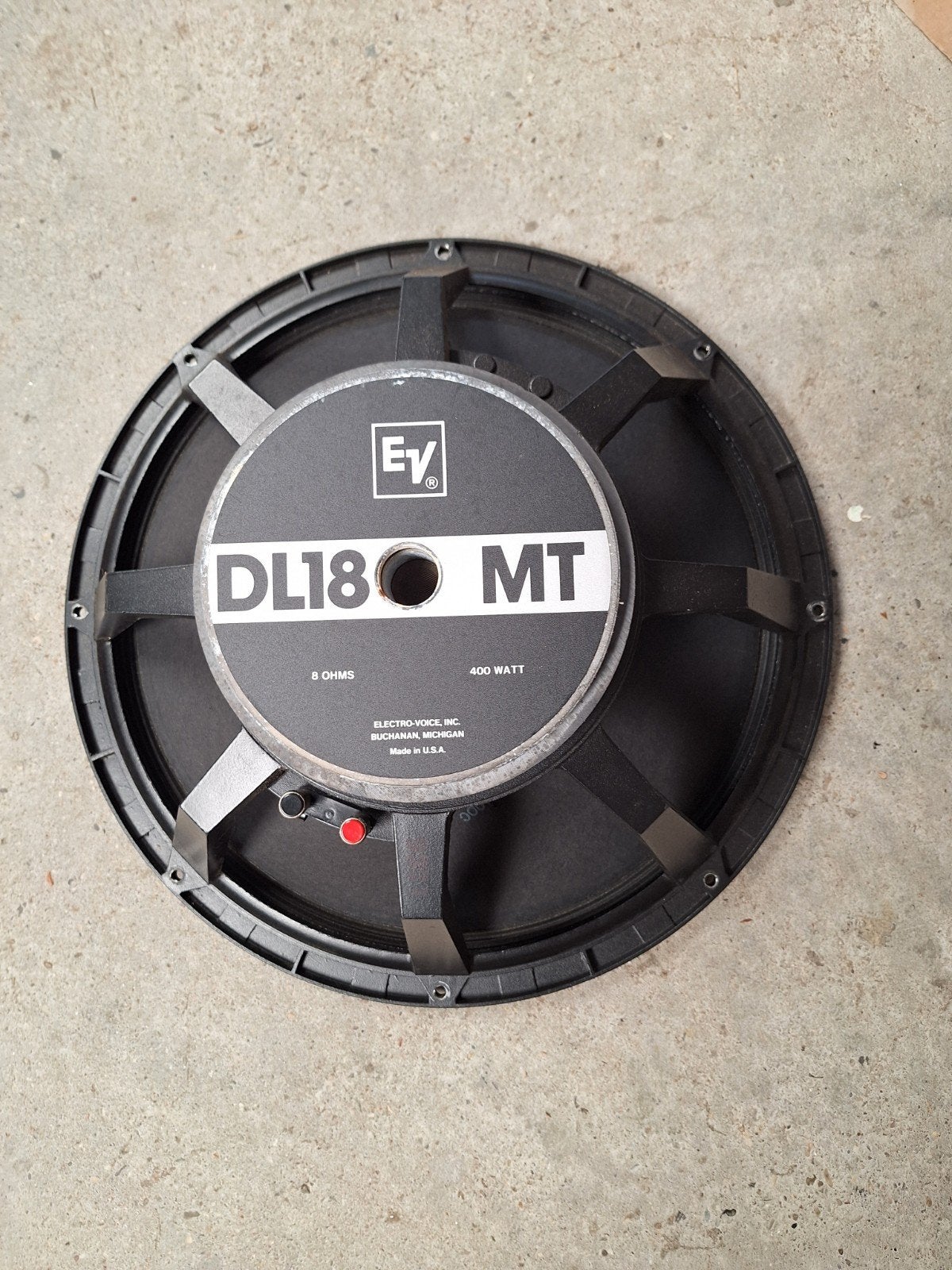 EV DL18MT 18 inch speaker - Nieuw gereconeerd, Overige typen, Nieuw, Ophalen of Verzenden, 150 watt of meer
