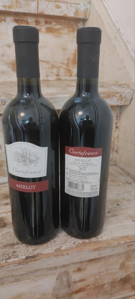 Corte Fresca Merlot 2010 - Twee flessen, Ophalen of Verzenden, Nieuw, Italië, Rode wijn