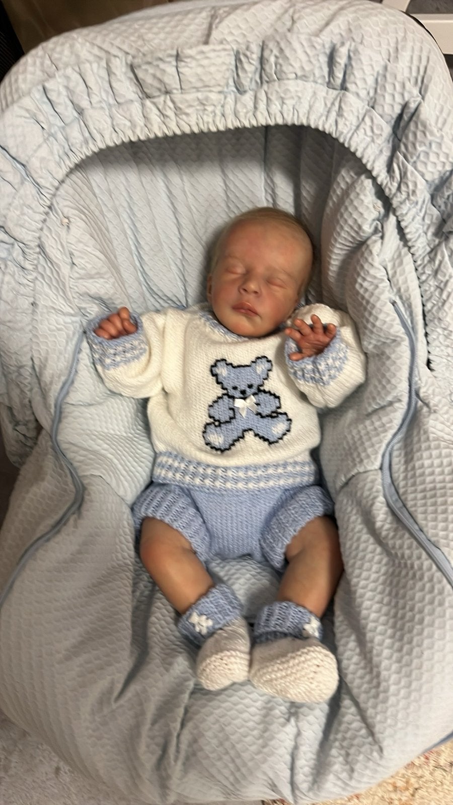 Prachtige Reborn Baby Jude - Zo goed als nieuw, Ophalen of Verzenden, Zo goed als nieuw, Babypop