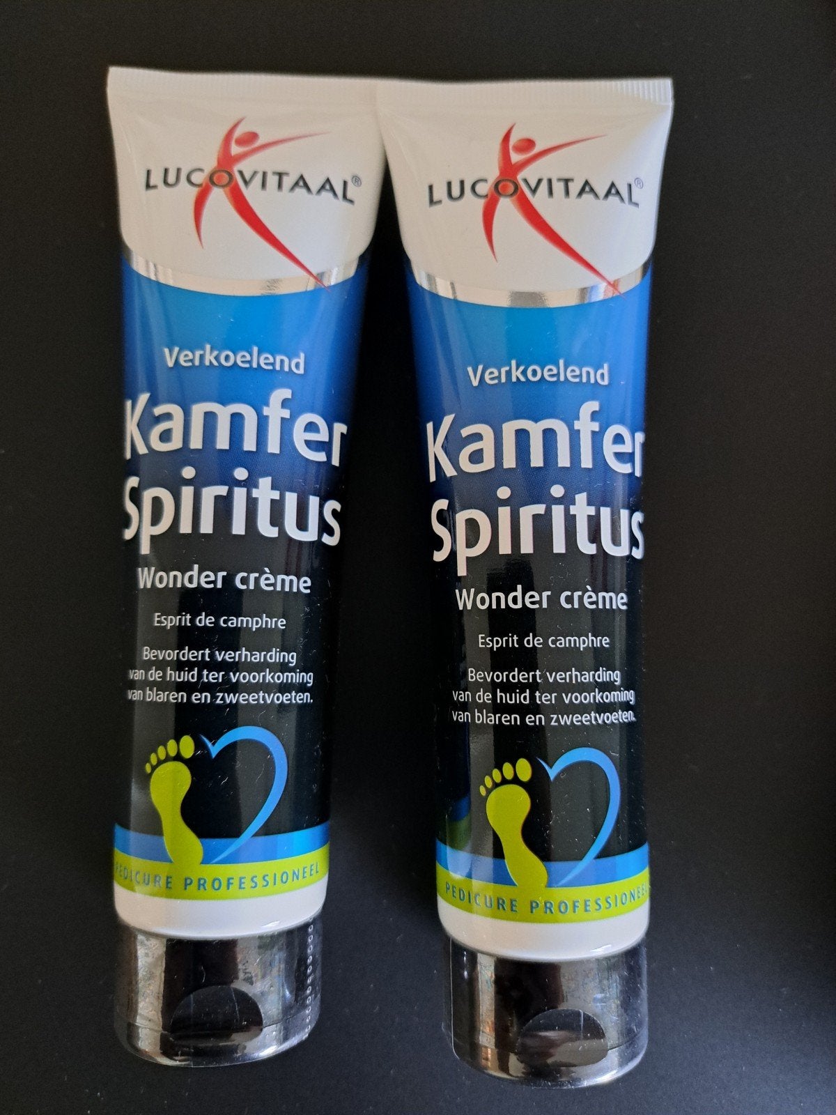 Lucovitaal Kamferspiritus Voetcrème 2 stuks, Ophalen of Verzenden, Nieuw, Overige typen