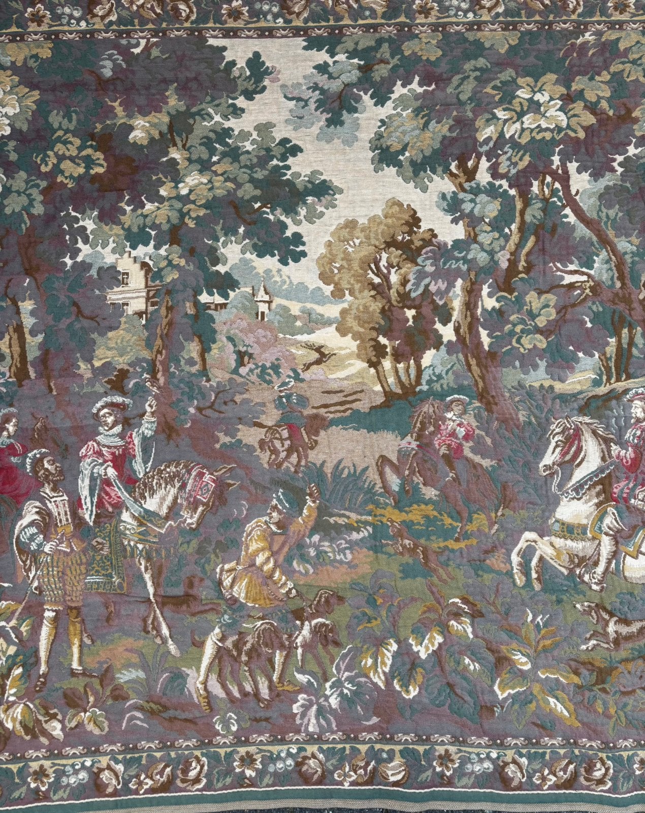 Antiek wandkleed Gobelin, Ophalen of Verzenden