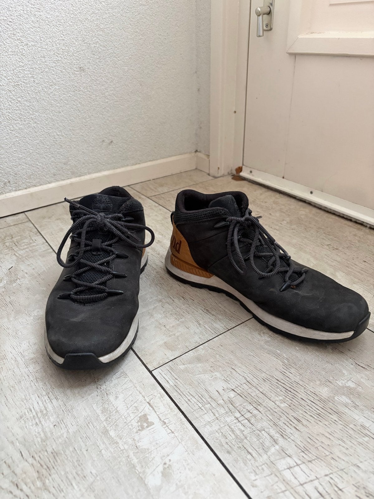Timberland zwarte wandelschoenen - Maat 42, Ophalen of Verzenden, Timberland, Zwart, Gedragen