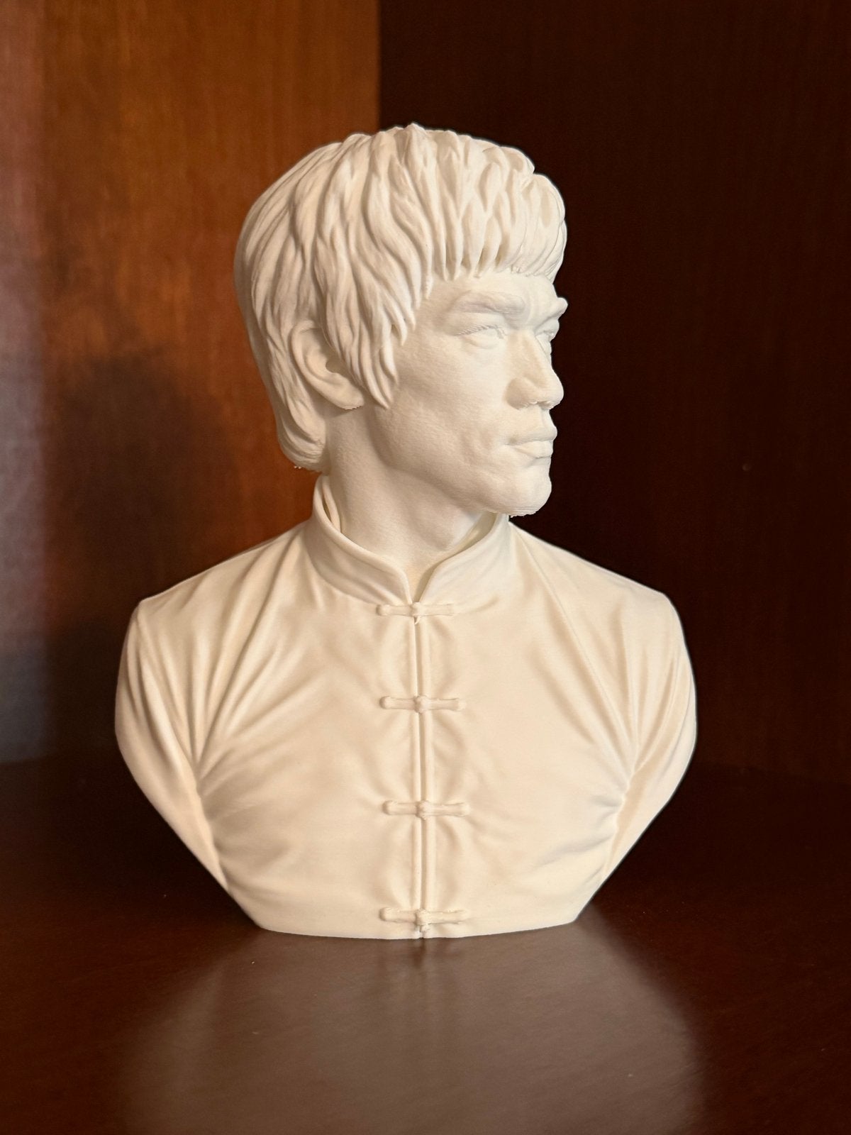 Bruce Lee Buste - 15cm - Wit, Minder dan 20 cm, Buste, Kunststof, Ophalen of Verzenden