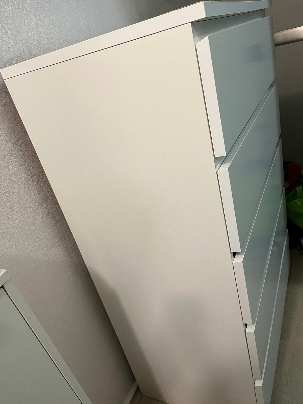 IKEA Malm wit ladekast Met 5 x lades, Ophalen, 5 laden of meer, 50 tot 100 cm, Zo goed als nieuw