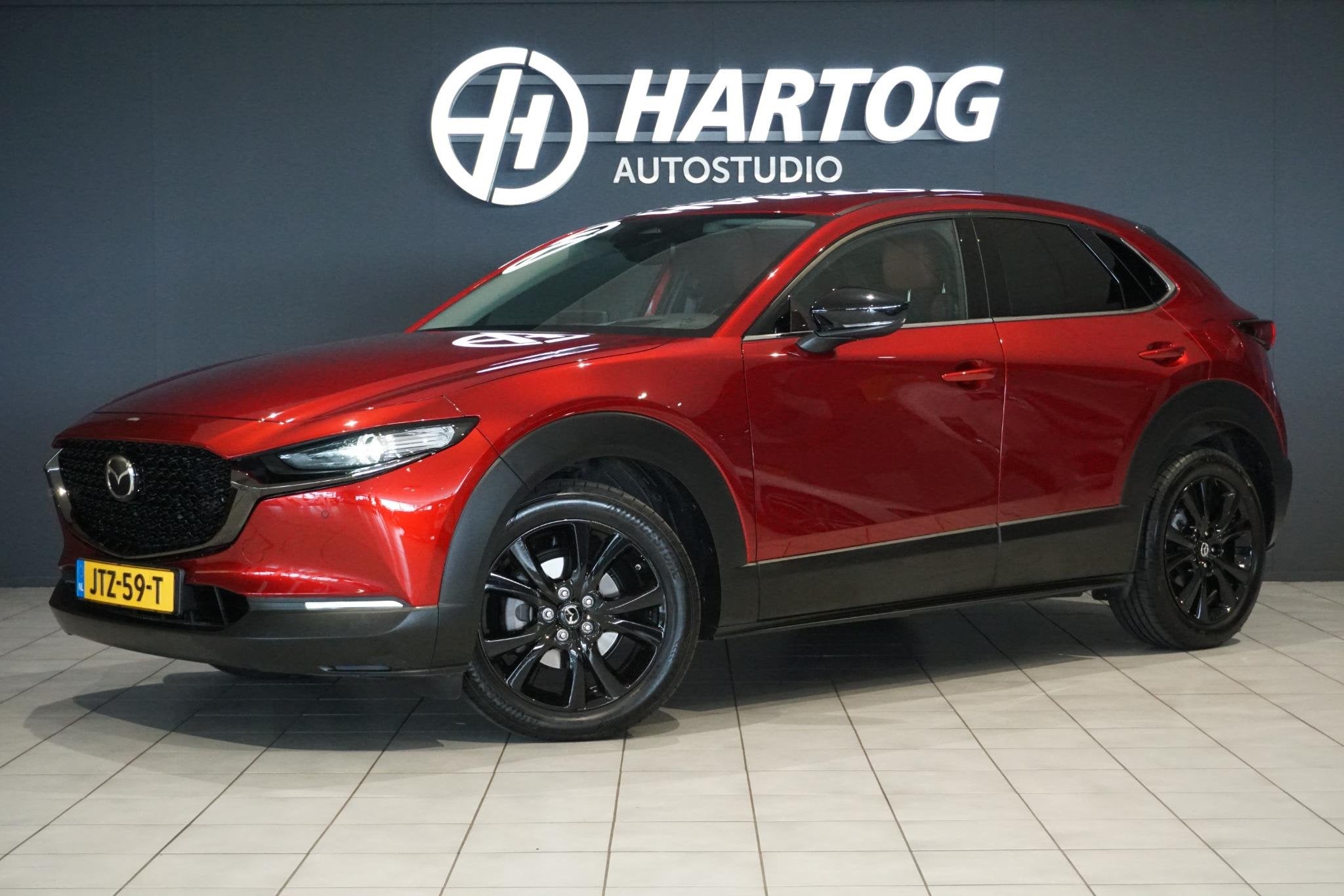Mazda CX-30 2.5 e-SkyActiv-G M Hybrid Nagisa + HEAD-UP / DOD, Auto's, Gebruikt, Euro 6, 4 cilinders, Verwarmde buitenspiegels