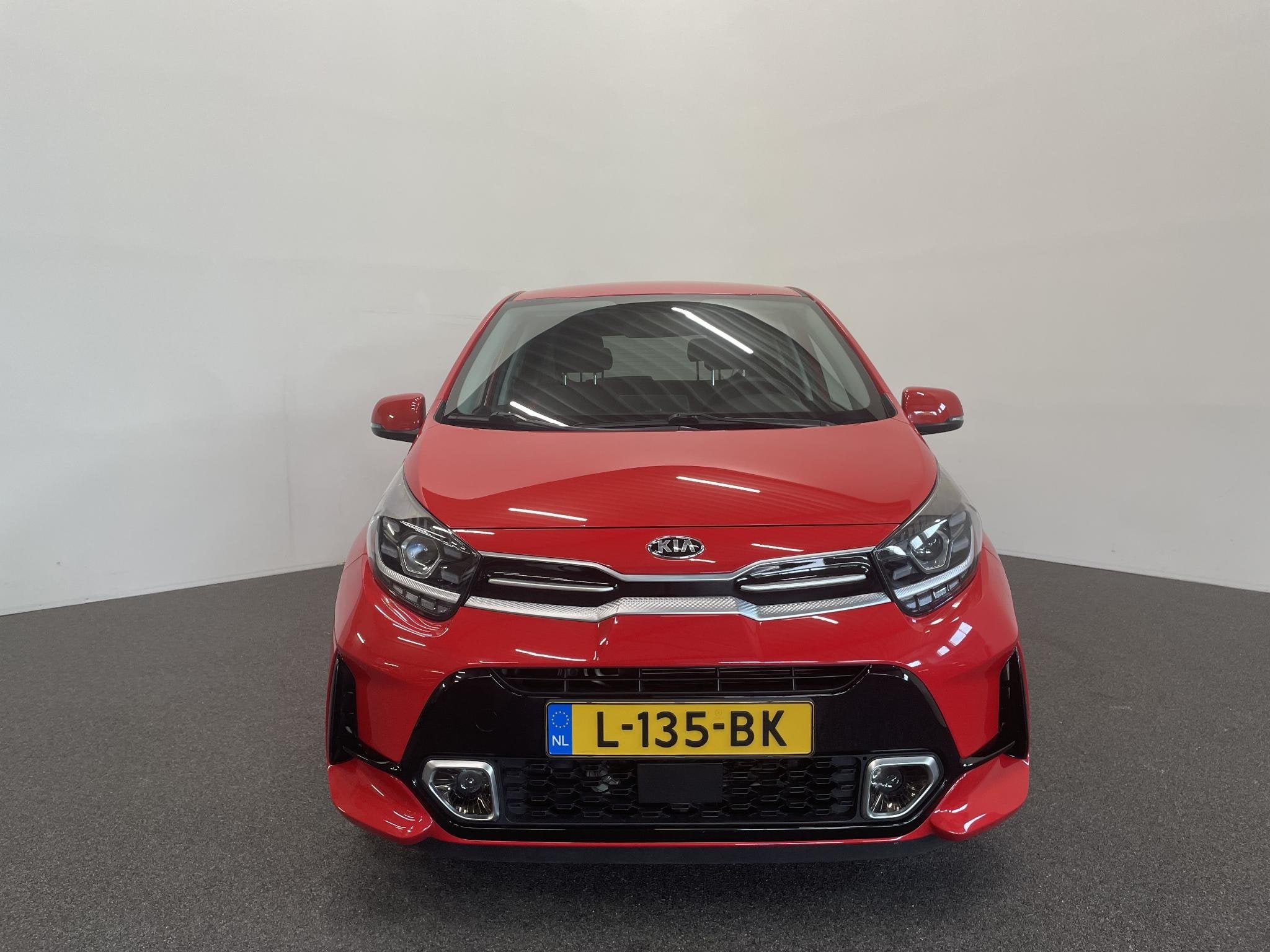 Kia Picanto 1.0 DPi GT-Line Leder Keyless Navigatie Apple Ca, Auto's, Kia, Voorwielaandrijving, Gebruikt, 4 stoelen, Automatische klimaatregeling