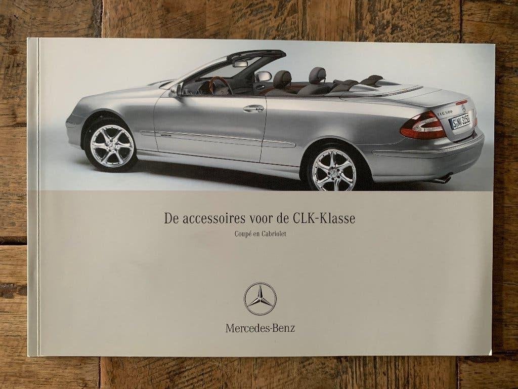 Folder Mercedes-Benz CLK coupe C209 A209 Accessoires 2003, Nieuw, Mercedes-Benz, Mercedes, Ophalen of Verzenden