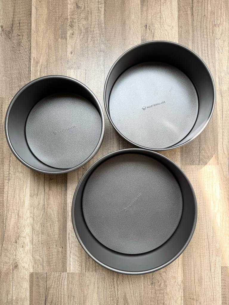 Nieuw KitchenCraft Masterclass bakvormen Taartpannen 3 Maten, Overige typen, Nieuw, Ophalen of Verzenden, Metaal