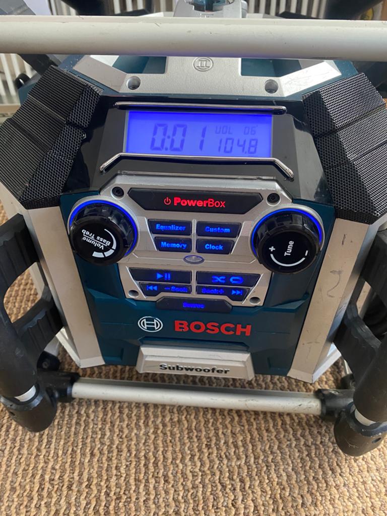 Bosch GML 50 bouwradio professioneel, Doe-het-zelf en Verbouw, Ophalen, Zo goed als nieuw