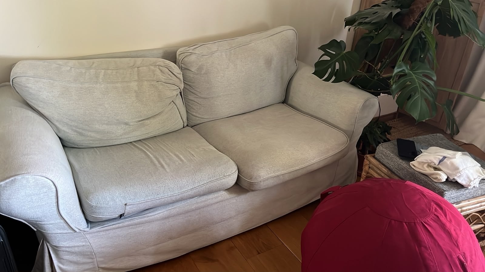 IKEA Ektorp 2-zits bankstel, Ophalen, Gebruikt, Tweepersoons, 75 tot 100 cm