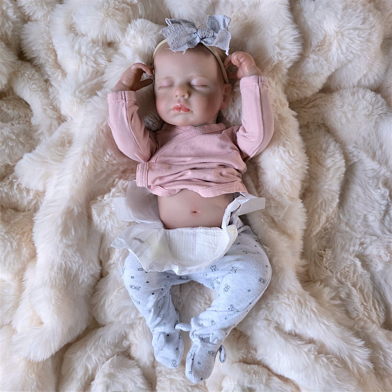 Reborn baby pop Lauren - 50 cm - Full body Vinyl - Meisje, 669457932@qq.com, Dongguan Zhiyuan Toy and Gift Co., Ltd., Nieuw, Ophalen of Verzenden