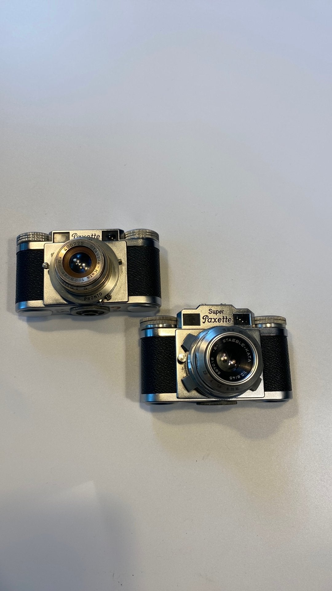 Braun paxette en Super paxette, Ophalen of Verzenden, Gebruikt, Compact, Overige Merken