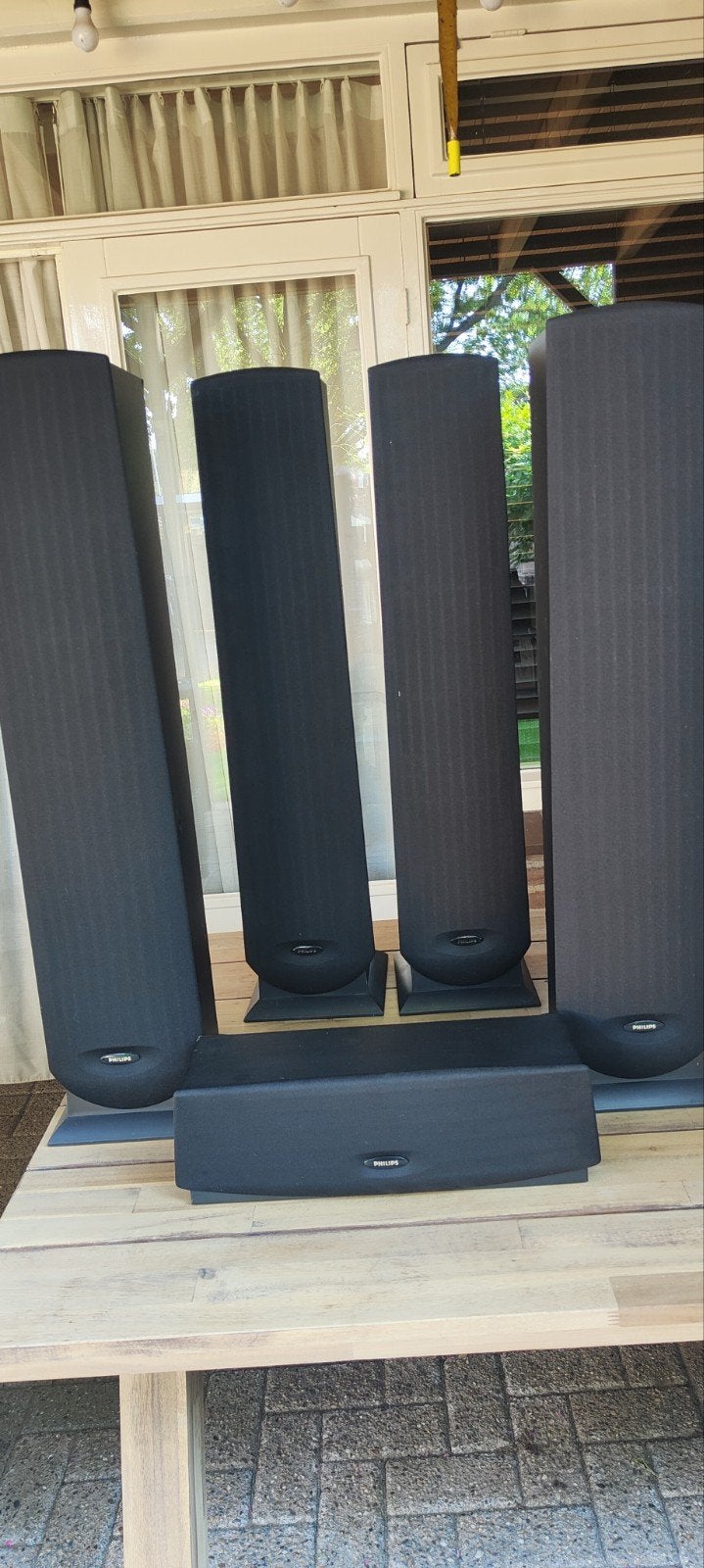 Philips surround speakers, Audio, Tv en Foto, Luidsprekers, Ophalen of Verzenden, 60 tot 120 watt, Philips