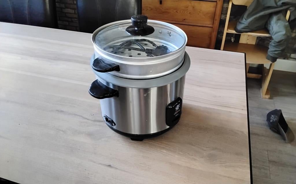 Rijstkoker met stoomfunctie - Asia Green Garden, Ophalen of Verzenden, Gebruikt