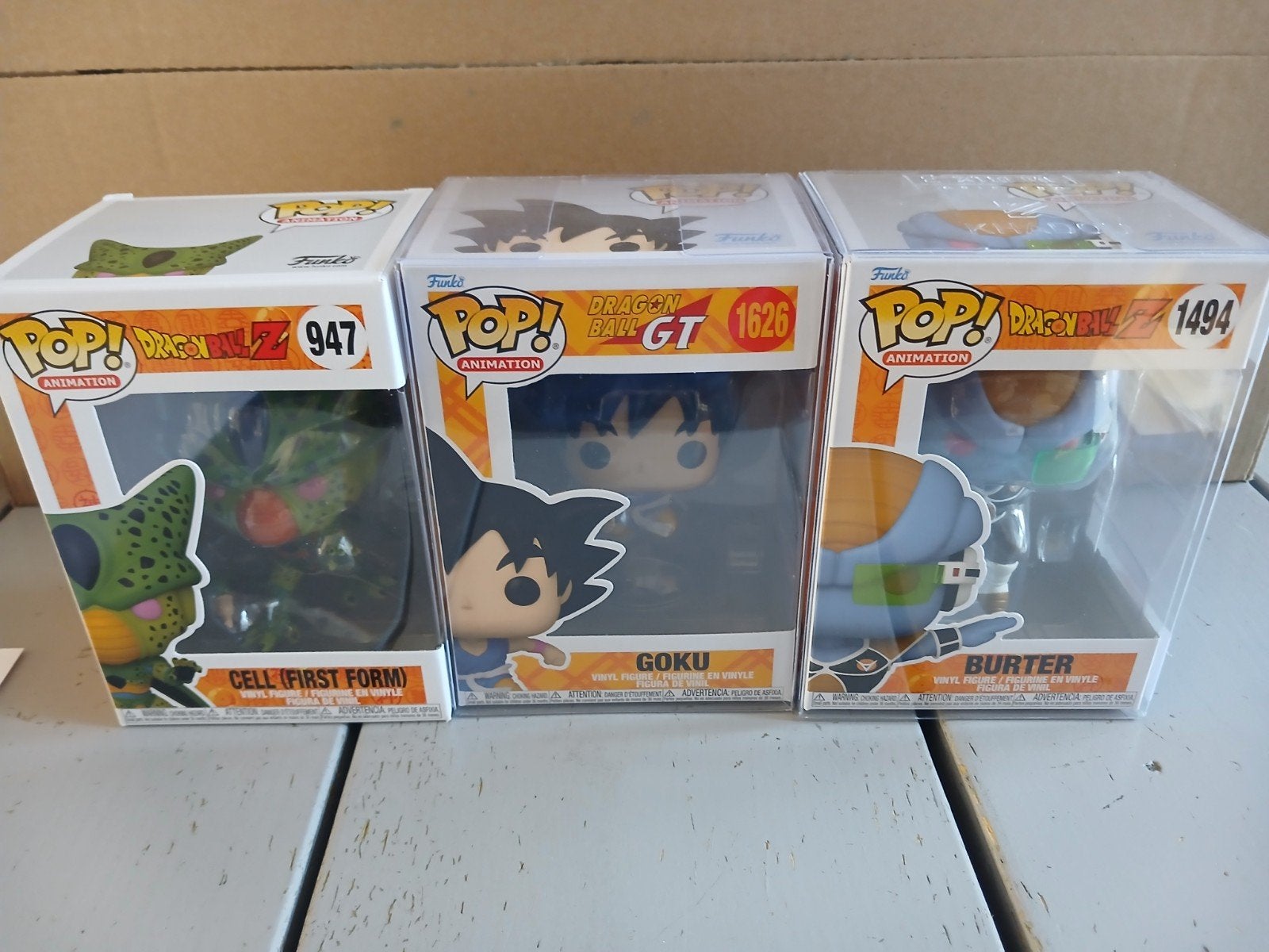 Funko Pop! Dragon Ball Z/GT - Cell, Goku, Burter, Ophalen of Verzenden, Nieuw