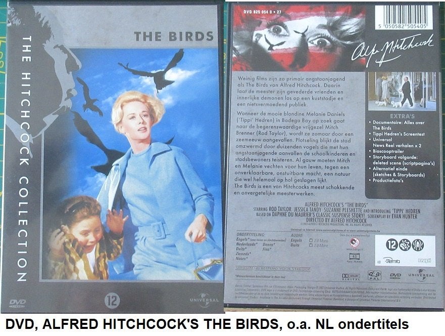 DVD, ALFRED HITCHCOCKS, BIRDS, Alle leeftijden, Ophalen of Verzenden, Nieuw in verpakking, Overige genres