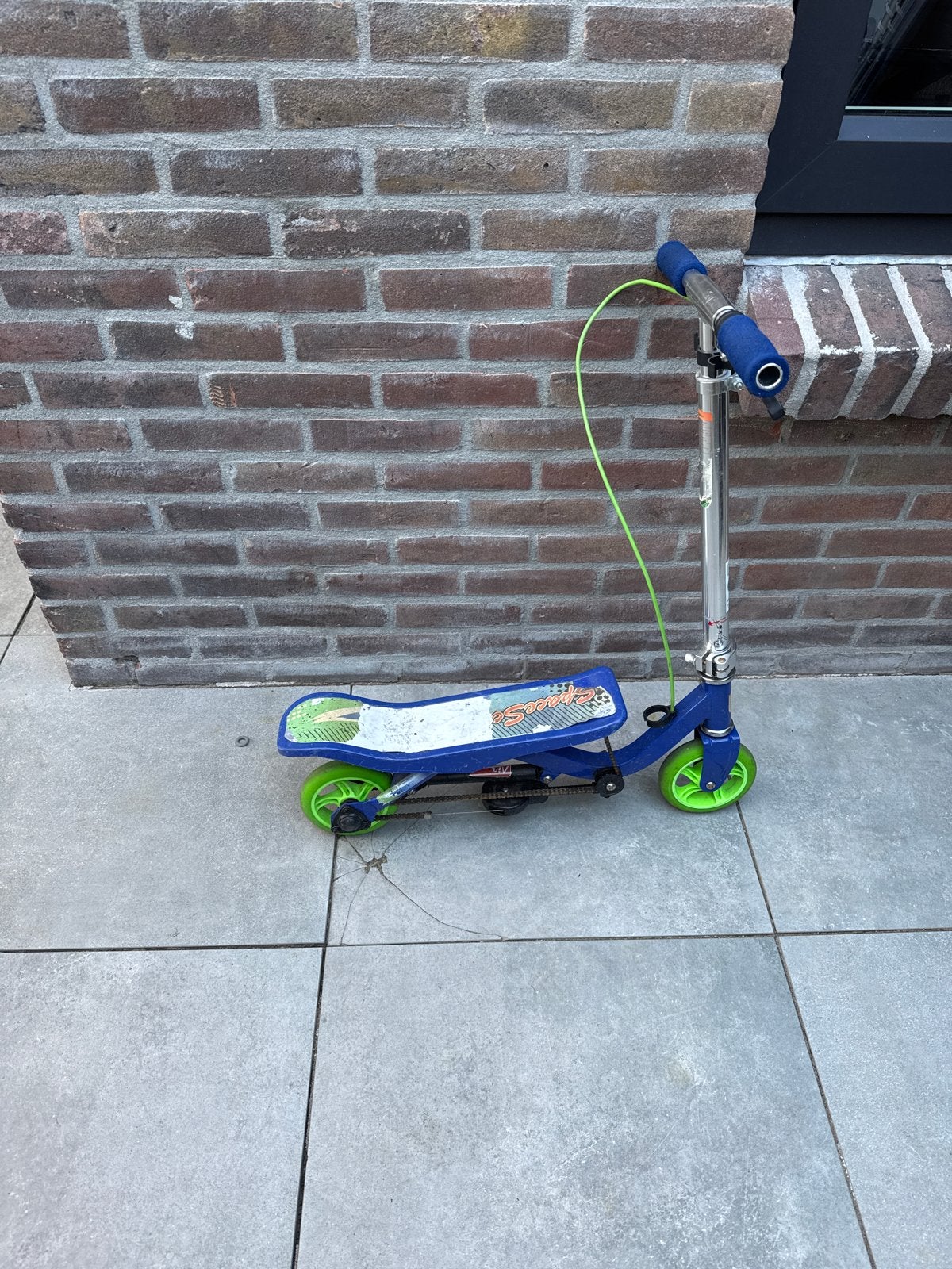 Space Scooter X590 - Blauw/Groen, Ophalen of Verzenden, Gebruikt, Overige typen