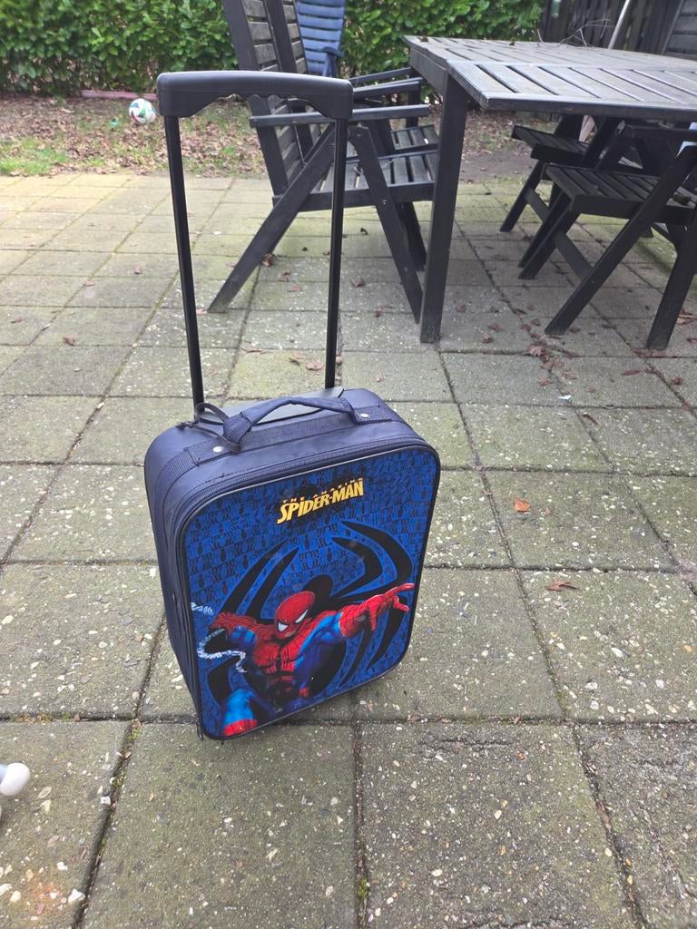 Spider-Man Kinderkoffer met wieltjes - Gebruikt, Ophalen, Wieltjes, Gebruikt, Minder dan 50 cm