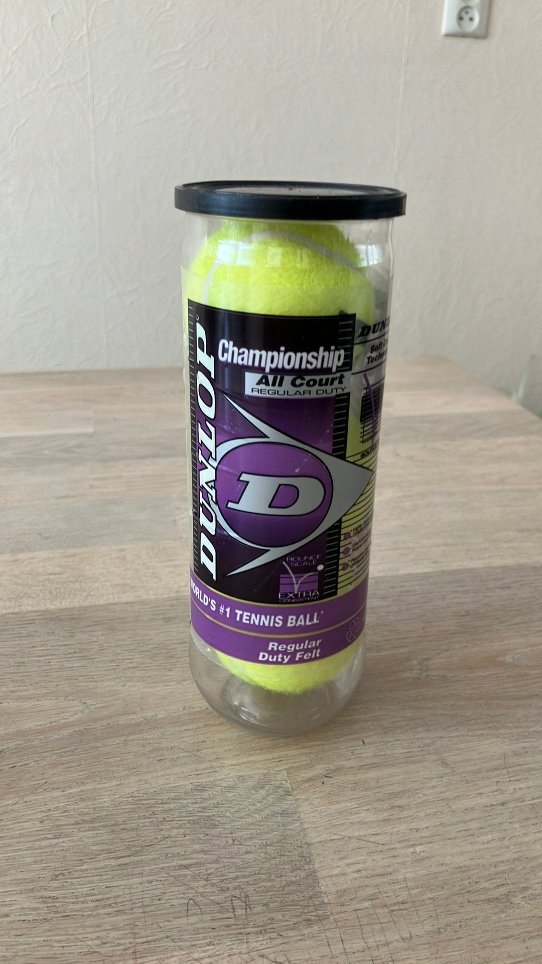 Dunlop koker met 3 nieuwe ballen regular duty felt, Sport en Fitness, Tennis, Ballen, L00, Ophalen of Verzenden, Zo goed als nieuw