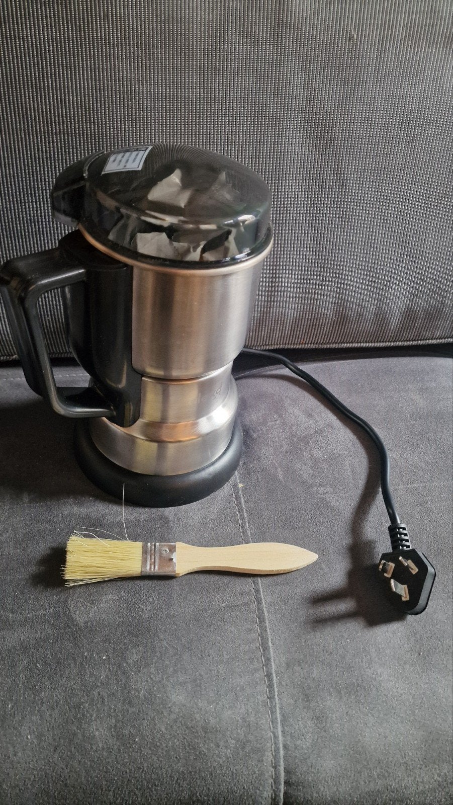 Nieuwe ALEXD elektrische koffie-/kruidenmolen – RVS grinder, Ophalen, Nieuw