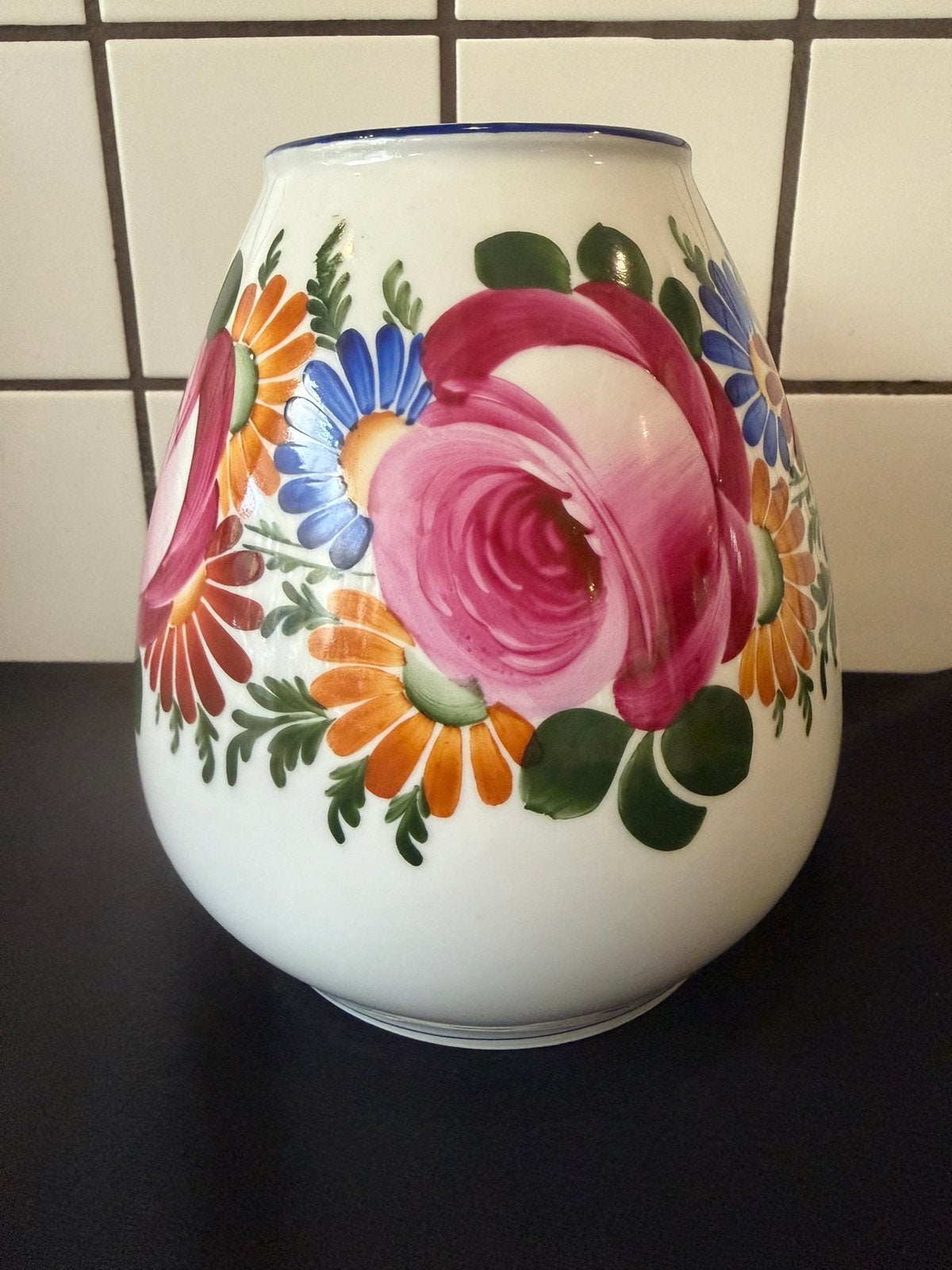 Vaas scherzer & Co rozen/bloemen, Ophalen of Verzenden