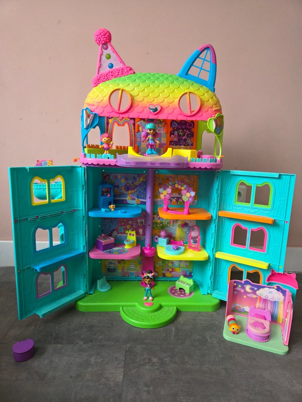 Gabby's Poppenhuis met accessoires, Ophalen, Zo goed als nieuw, Poppenhuis