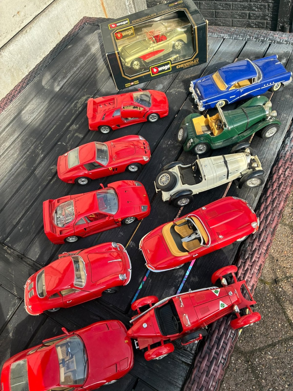 Burago Schaalmodellen: Ferrari, Lamborghini, Jaguar Collecti, Ophalen of Verzenden, Gebruikt, Auto, Bburago