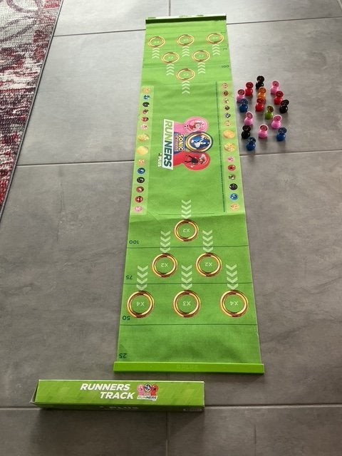 NIEUW Spel Sonic RUNNER TRACK met 16 runners, Ophalen of Verzenden, Nieuw, Jongen of Meisje