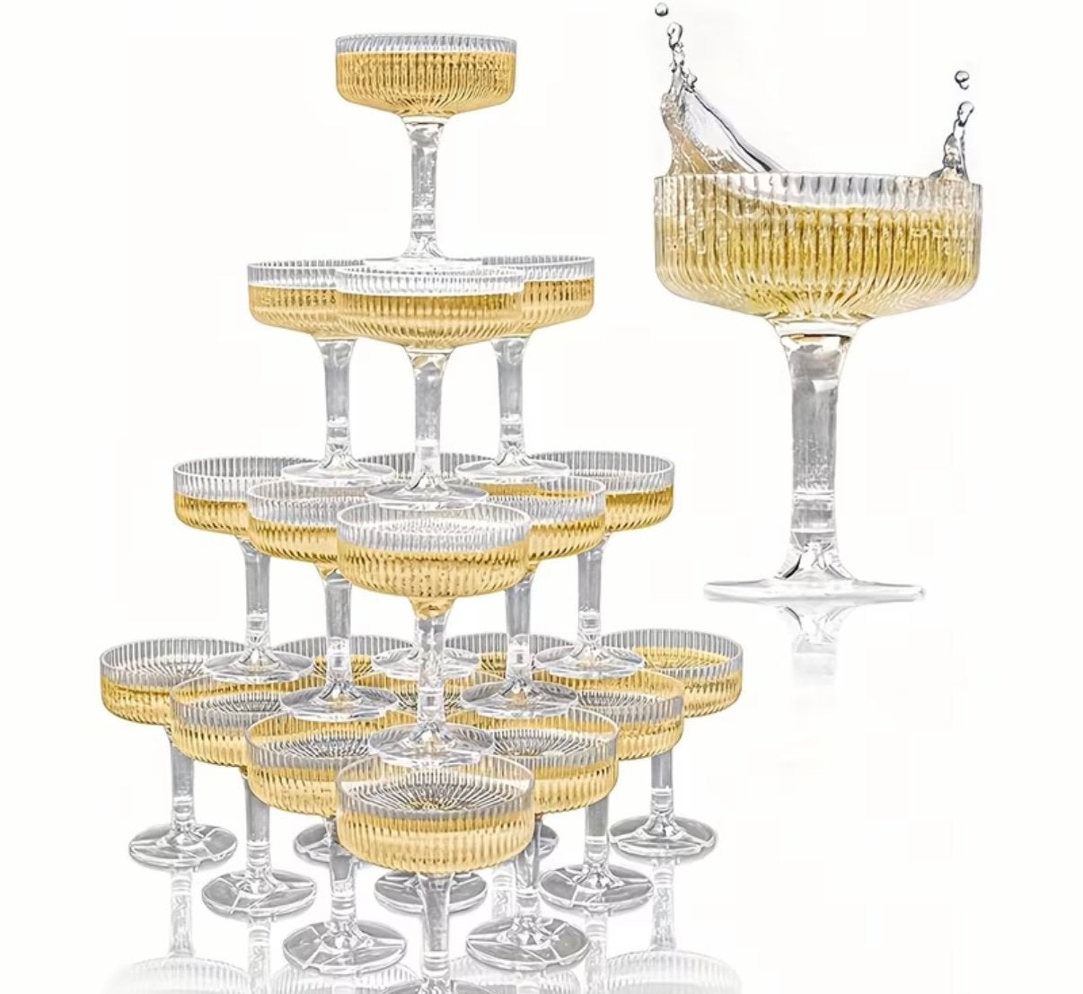 Champagne tower, Ophalen of Verzenden, Zo goed als nieuw, Overige typen