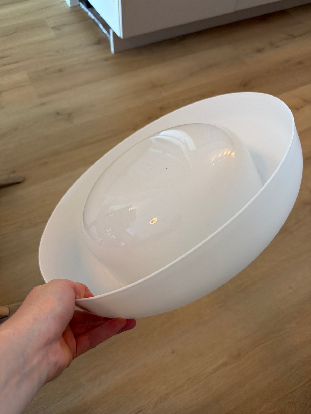 IKEA Plafondlamp gratis, Ophalen, Kunststof, Gebruikt, Modern
