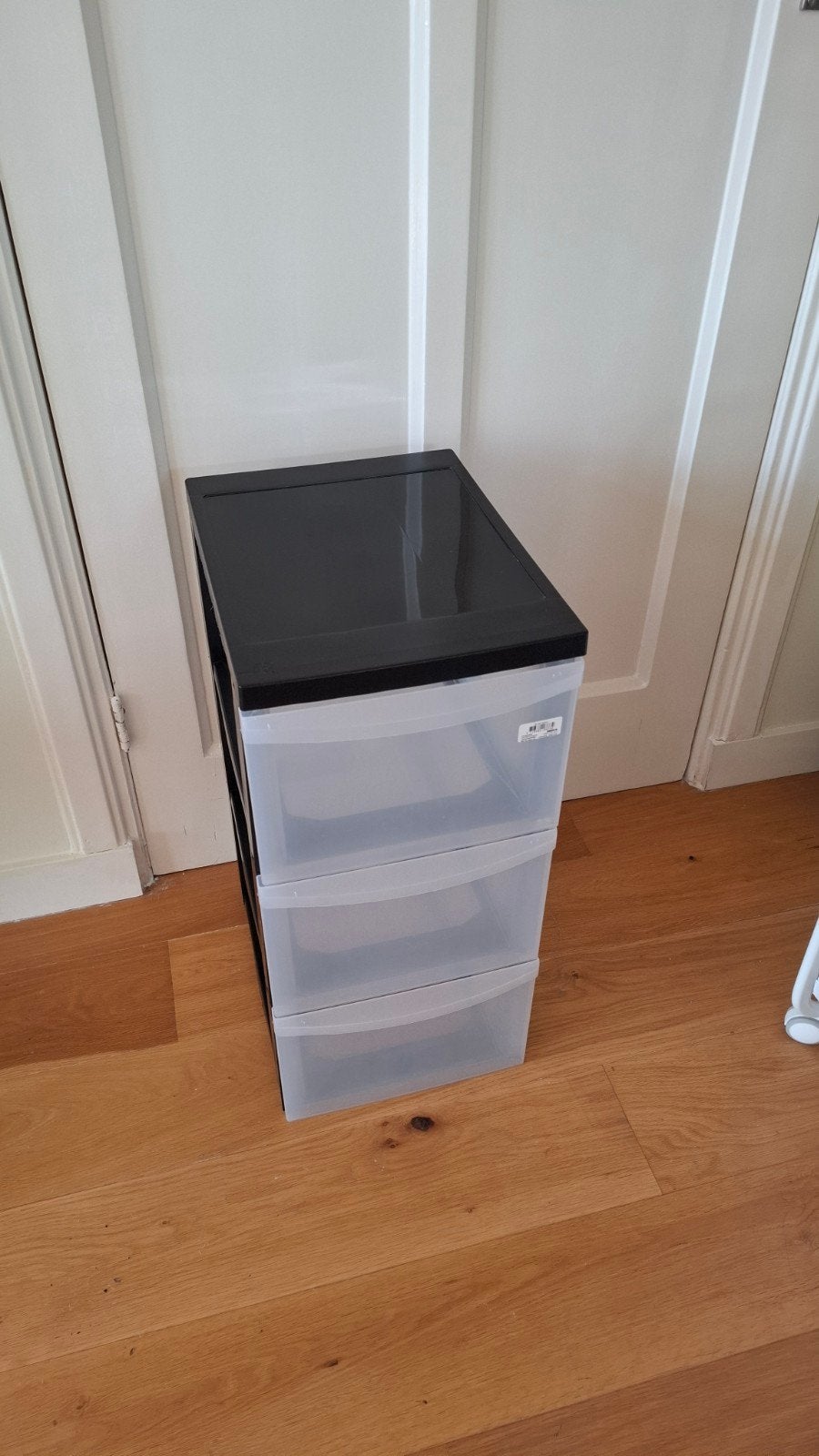Handige opbergkast met 3 transparante laden, Ophalen, Gebruikt, Modern, functioneel, 3 of 4 laden