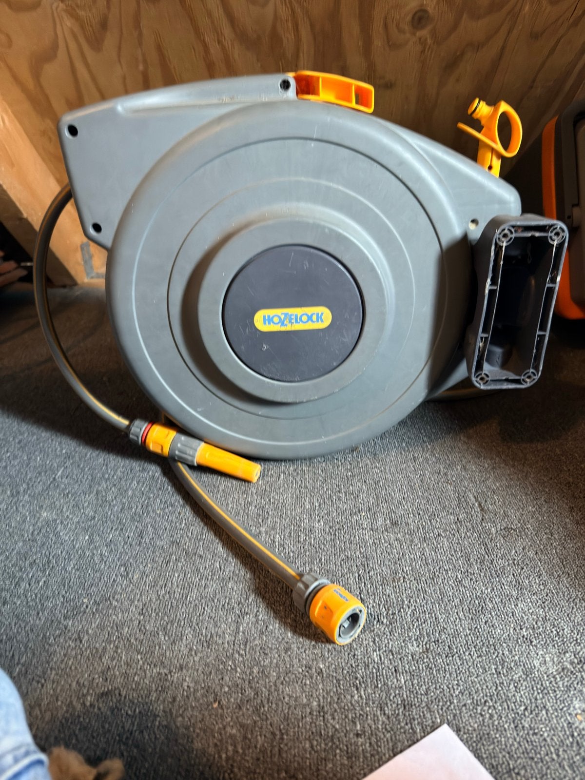 Hozelock Auto Reel 2490 Tuinslanghaspel 20 meter, Ophalen, Gebruikt, Tuinslanghaspel