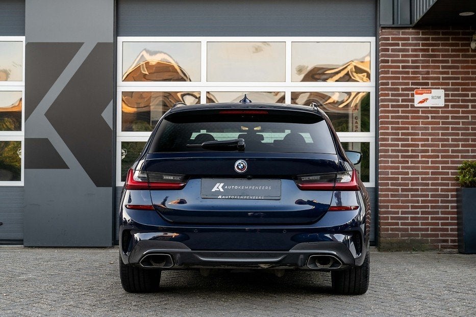 BMW 3-serie M340d xDrive Touring | Panorama | M-Seats | Driv, Auto's, BMW, Automaat, 2993 cc, Blauw, Leder