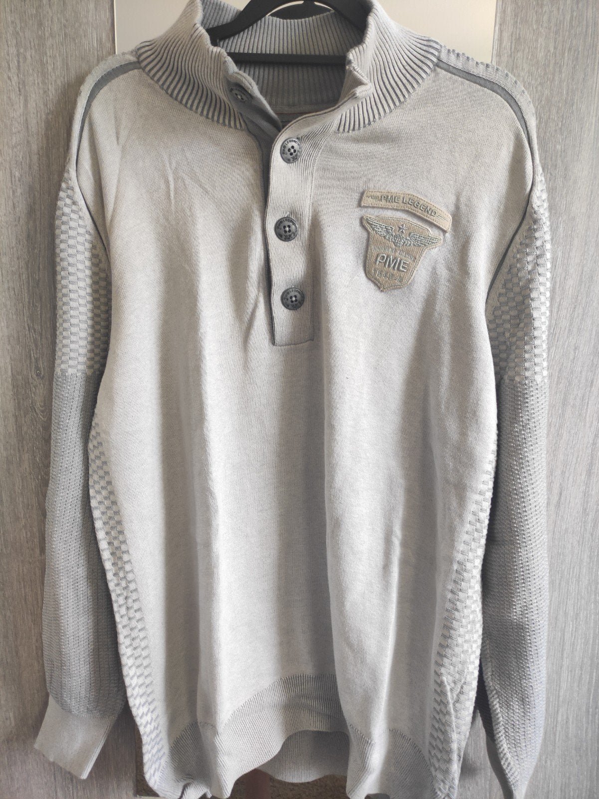 PME sweater grijs XL, Ophalen of Verzenden, Zo goed als nieuw, Maat 56/58 (XL), Beige