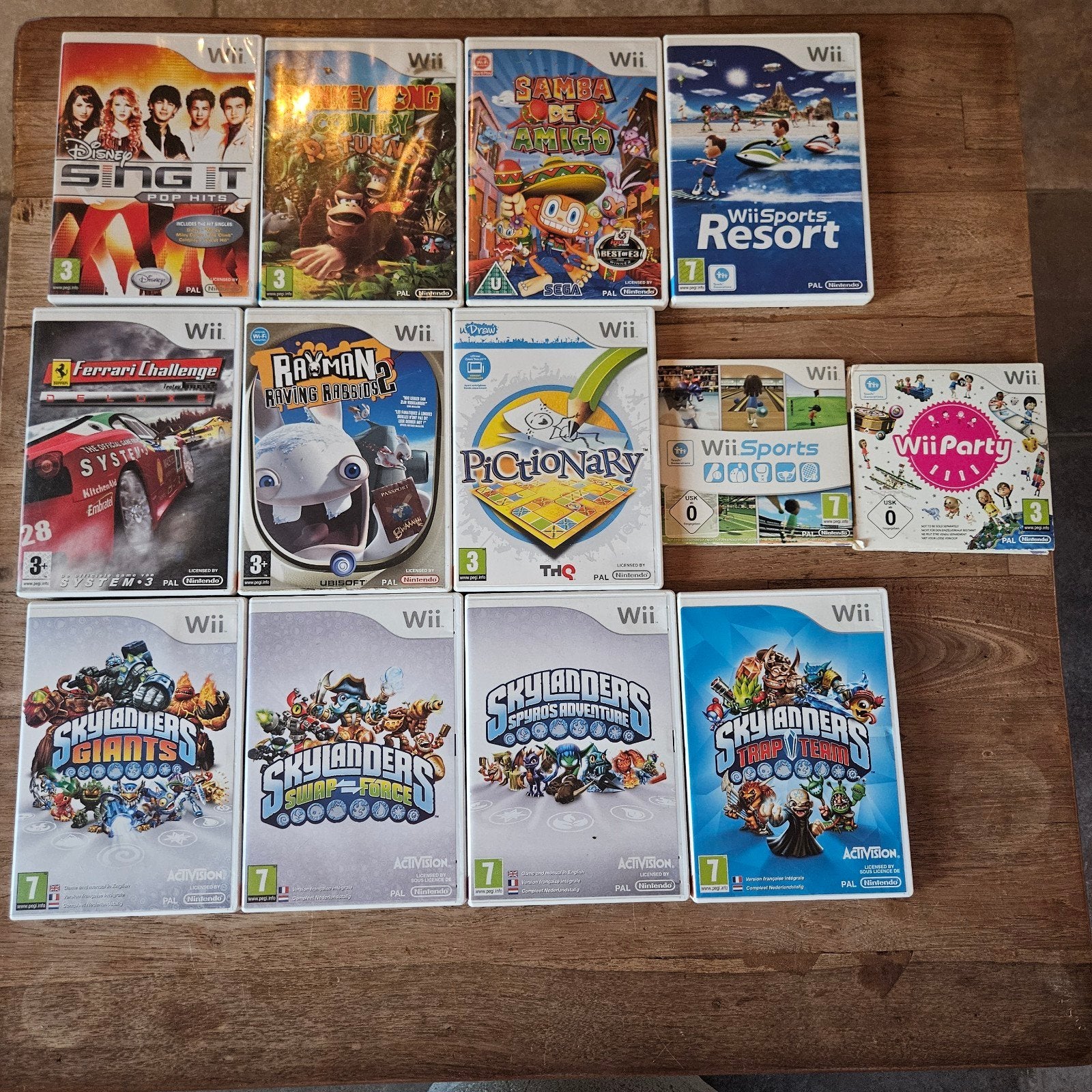 Nintendo Wii met 29 spellen en veel extra's, Ophalen, Gebruikt, Met 3 controllers of meer, Met stuurtje