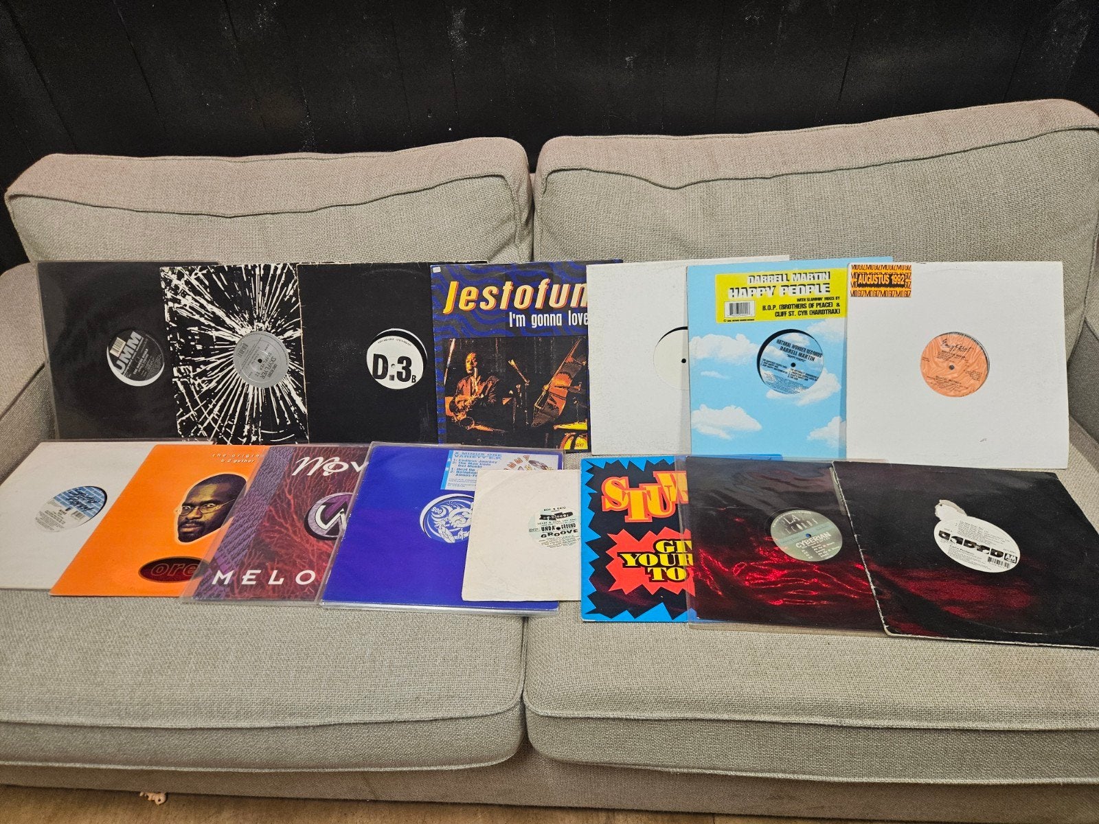 Set 1: 15x Jaren '90 House & Mellow Progressive Vinyl, LP, Gebruikt, House, Ophalen of Verzenden