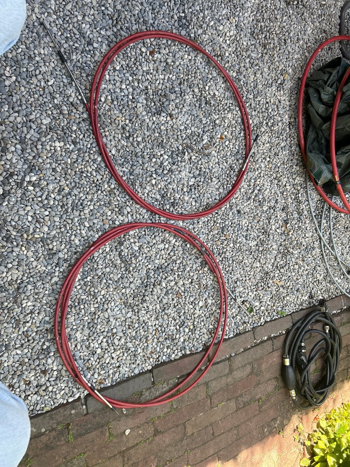 Yamaha Schakel en Gaskabel - 4 meter, Ophalen, Gebruikt, Motor en Techniek