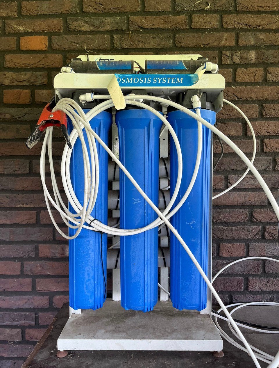 Omgekeerd osmose systeem waterfilter, Ophalen, Gebruikt