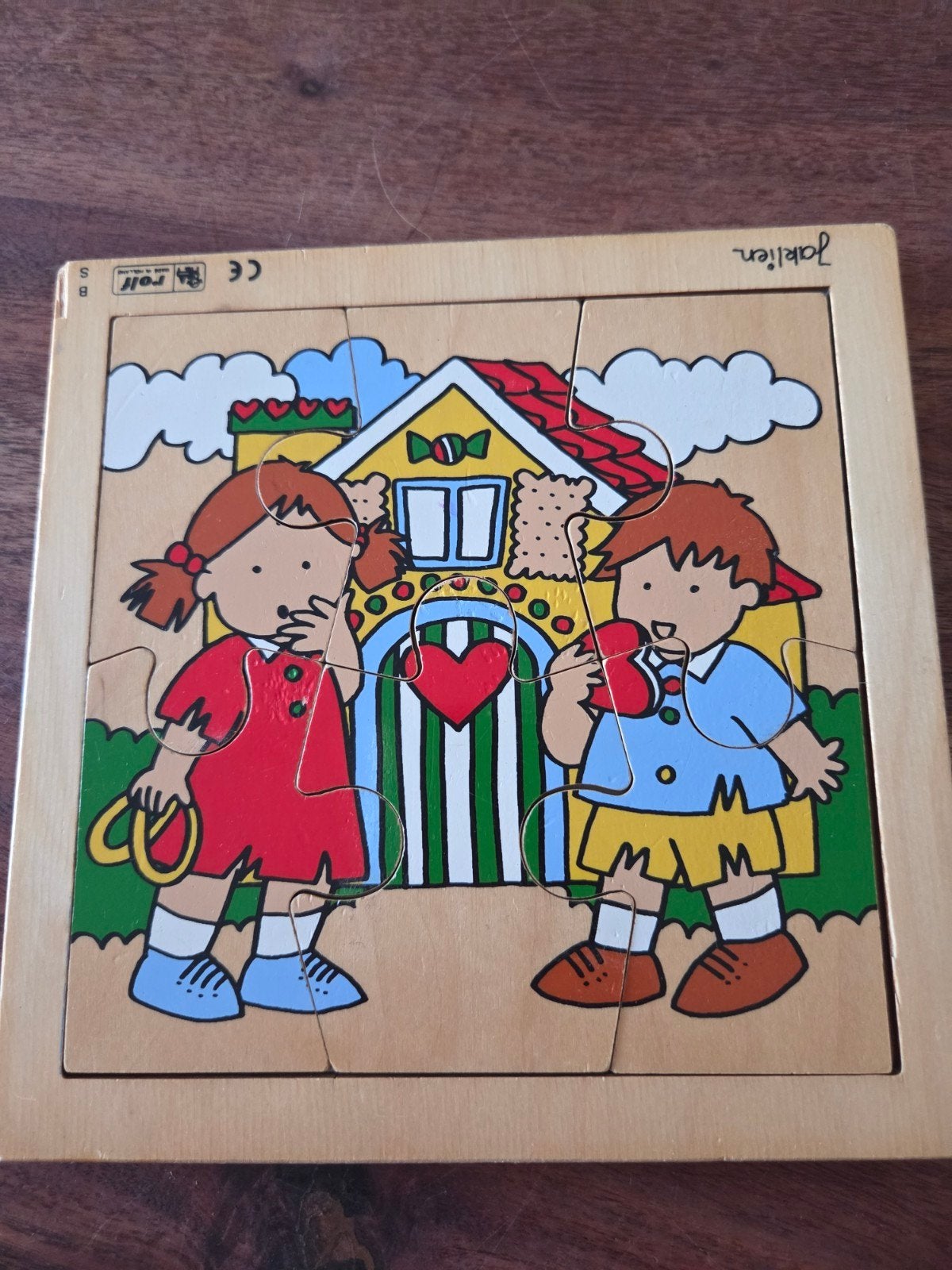 Houten kinderpuzzel Rolf Jip en Janneke, Ophalen of Verzenden
