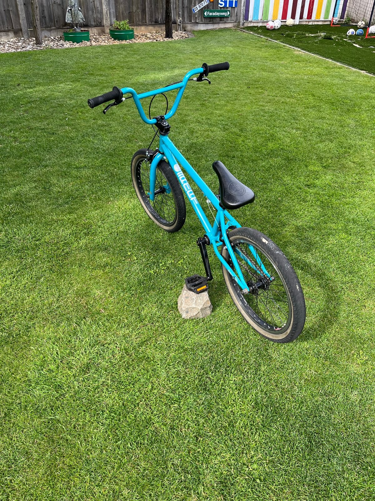 Lichtblauwe Diamond Back BMX, Gebruikt, Velgrem, Aluminium, Ophalen of Verzenden