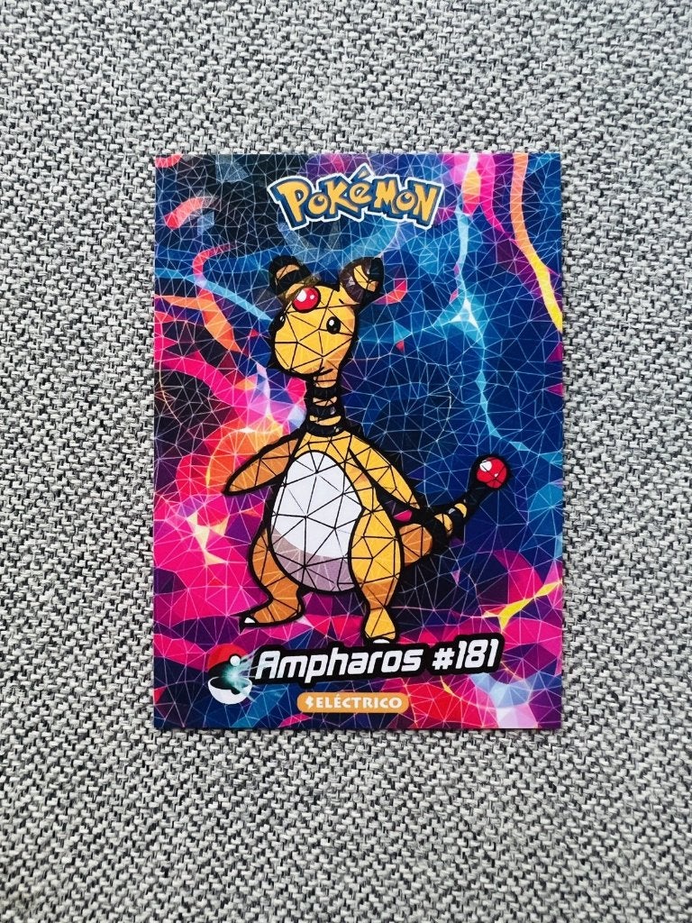 Ampharos 181 Holo Johto Crystal Card Collection Promo, Verzenden, Zo goed als nieuw, Losse kaart, Foil