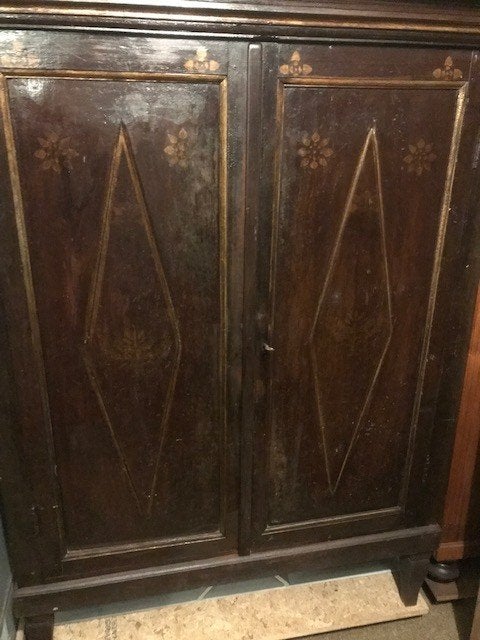 kast bruidskast geleefd hout mooi oud, Antiek en Kunst, Antiek | Meubels | Kasten, Ophalen