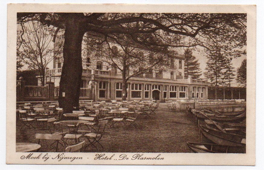 Mook bij Nijmegen Hotel De Plasmolen 1920, Ophalen, 1920 tot 1940, Gelopen, Limburg