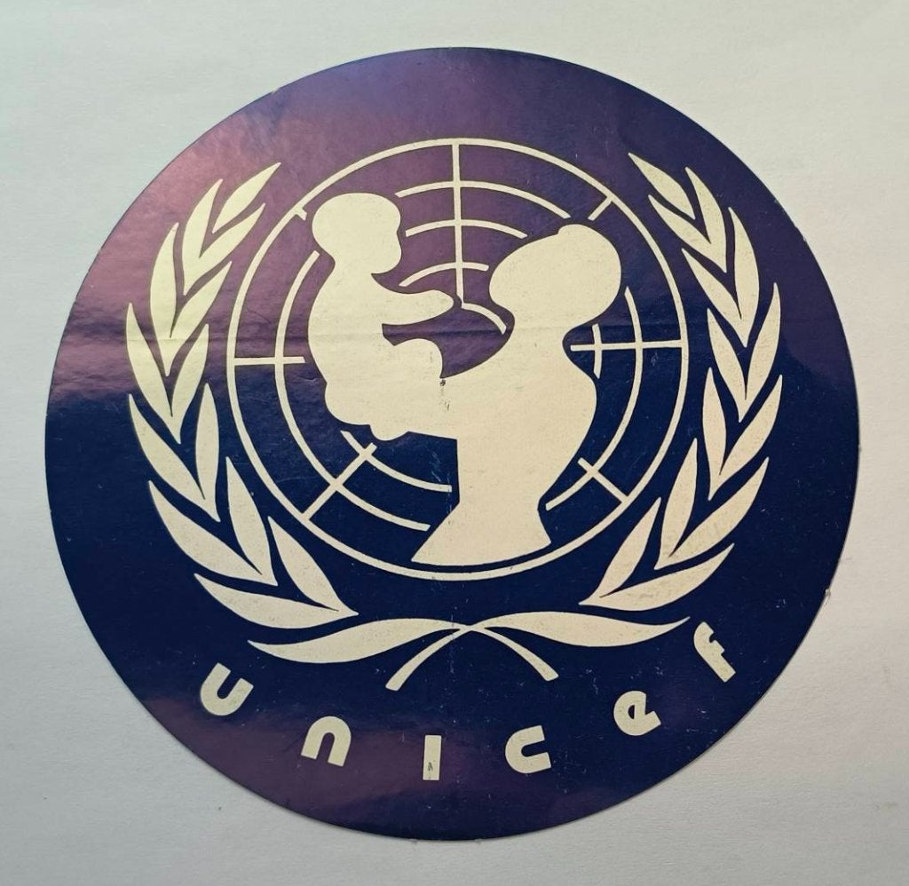 Sticker UNICEF, Verzamelen, Ophalen of Verzenden, Zo goed als nieuw, Bedrijf of Vereniging