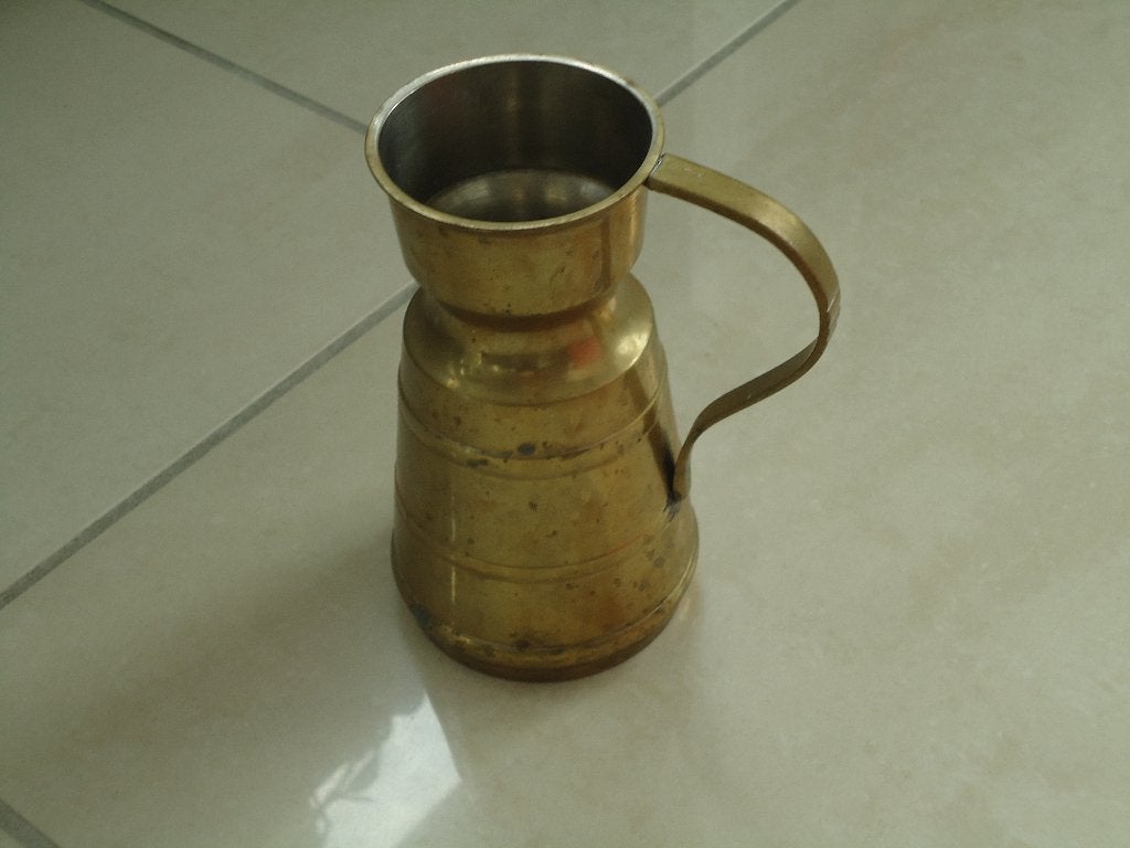 koperen kannetje 14.5 cm hoog, Ophalen of Verzenden, Koper