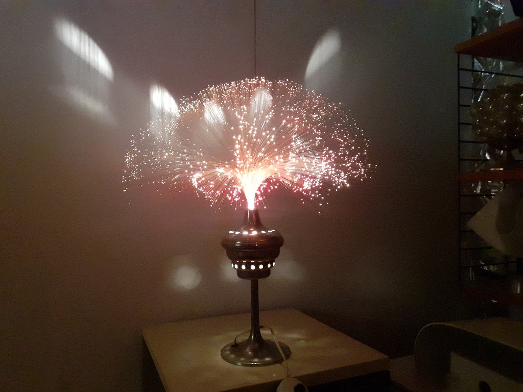 jaren 70 sprietenlamp glasfiber space age design retro 1970s, Gebruikt, ?, ?, ?