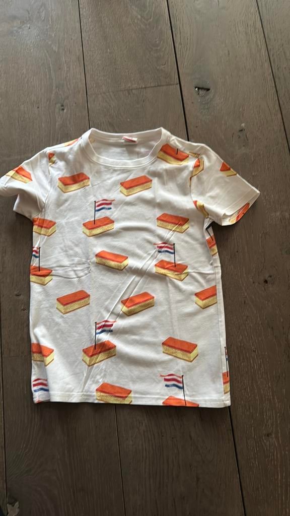 Tompoes shirt maat 122/128 Hema, Ophalen of Verzenden, Zo goed als nieuw, Meisje, Shirt of Longsleeve