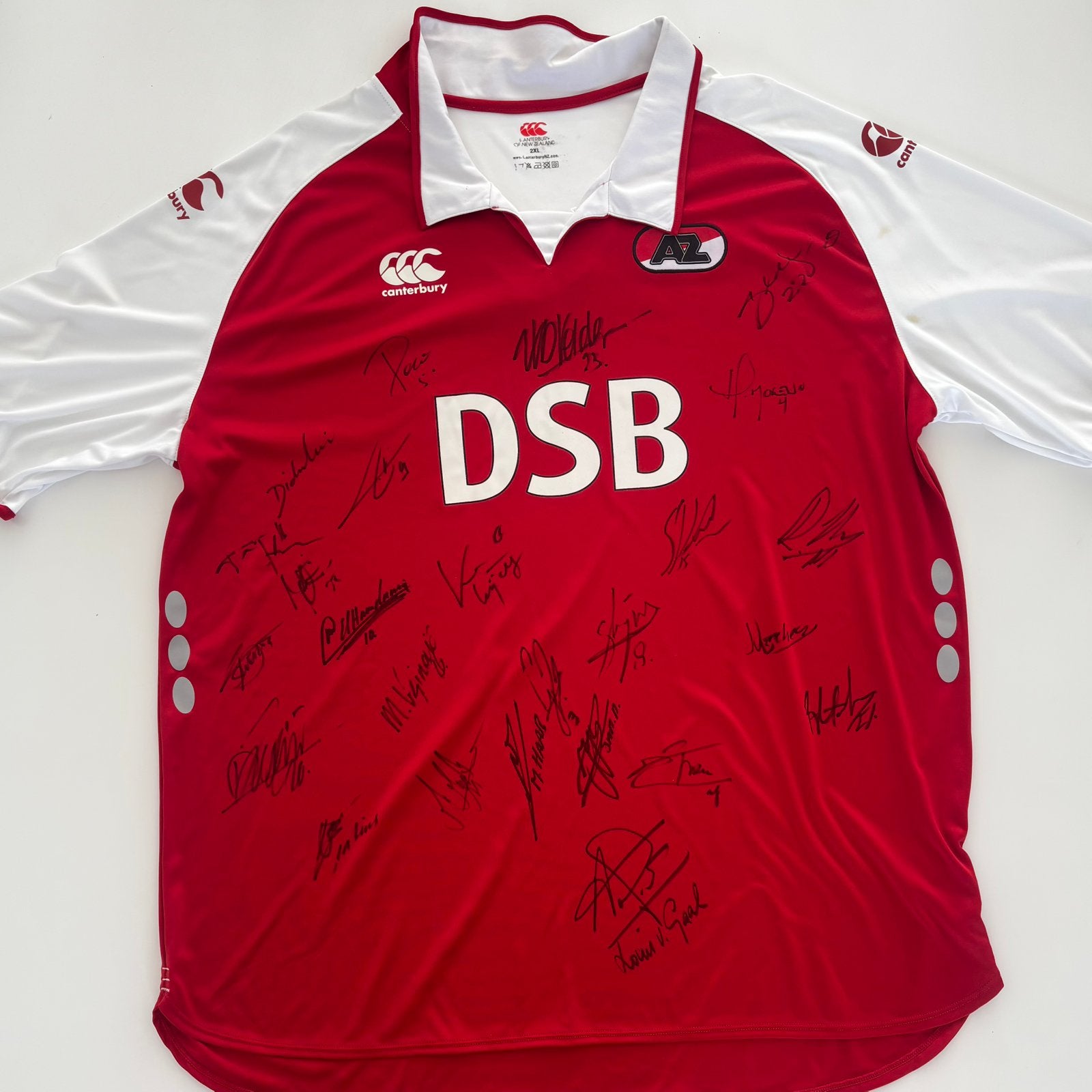AZ shirt , mét originele handtekeningen 2008, Nieuw, Overige maten, Ophalen of Verzenden, Voetbal
