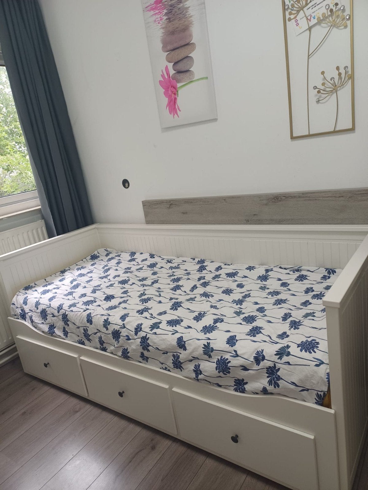 Bed ikia 80x200 hermens bed, Lattenbodem, 85 tot 100 cm, Gebruikt, Ophalen of Verzenden