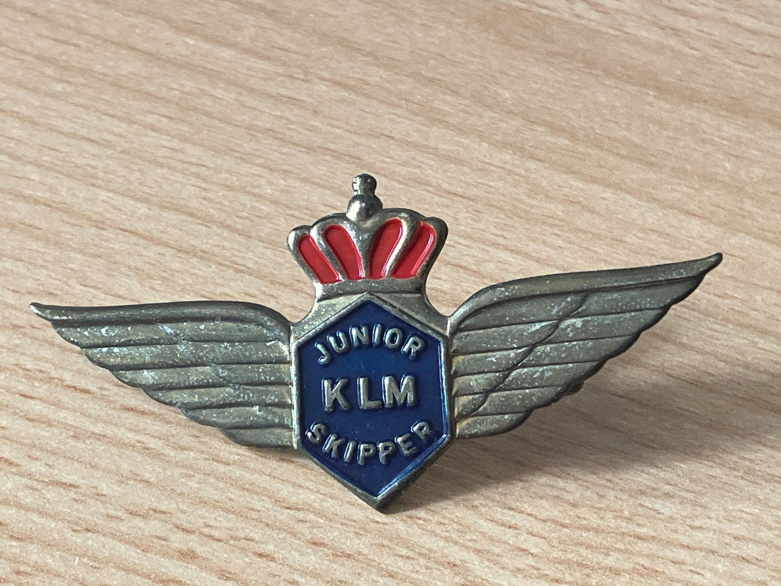 Luchtvaart / KLM junior skipper, Verzamelen, Ophalen of Verzenden, Gebruikt